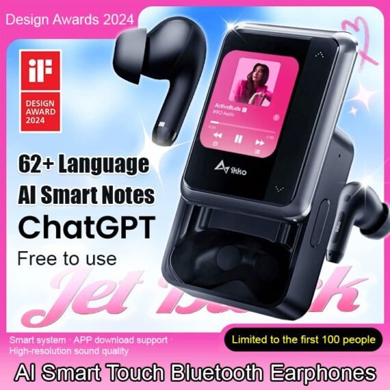 【Cool!!!SG local seller】New Bluetooth touchscreen headphones – Enjoy crystal-clear sound and effortless control with our latest wireless innovation!