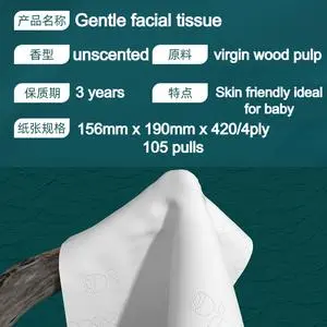 (Free Shipping)4ply High Quality Virgin Wood Pulp Tissue Paper Pack
