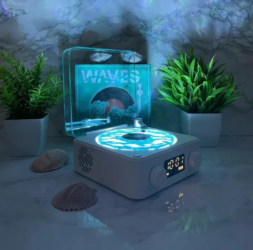 B-13【Flash Sale S$4.98】The Waves Retro LED Speaker