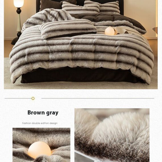 【FB SALE!!!New Users Only】$0.01The must-have item this winter is this four-piece polar cloud velvet set!