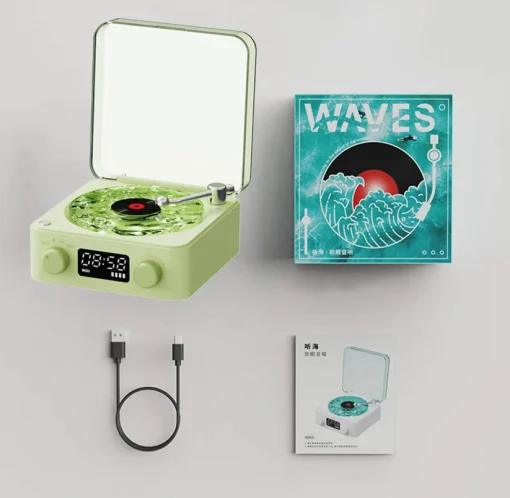B-13【Flash Sale S$4.98】The Waves Retro LED Speaker